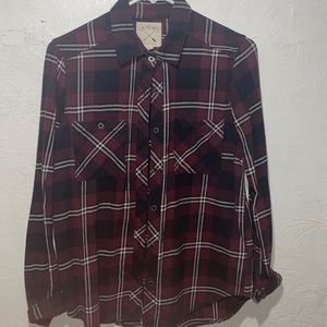 Tilly’s LA Hearts plaid long sleeve